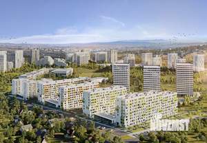 1-к квартира, строящийся дом, 34м2, 3/9 этаж