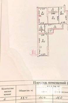 3-к квартира, вторичка, 88м2, 1/9 этаж