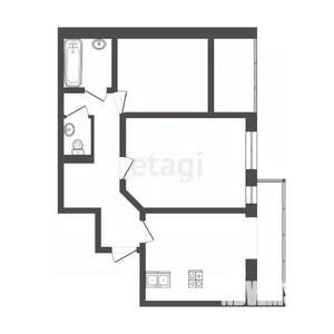 2-к квартира, вторичка, 68м2, 10/10 этаж