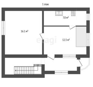 4-к квартира, вторичка, 88м2, 2/2 этаж