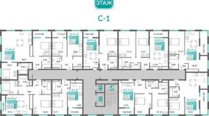 1-к квартира, вторичка, 48м2, 7/10 этаж