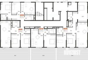 1-к квартира, вторичка, 74м2, 1/8 этаж