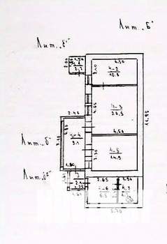 3-к квартира, вторичка, 71м2, 1/1 этаж