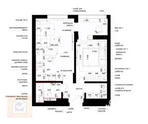 1-к квартира, вторичка, 35м2, 8/16 этаж