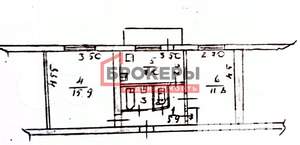 2-к квартира, вторичка, 45м2, 2/3 этаж