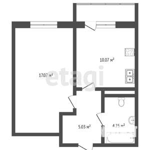 1-к квартира, вторичка, 38м2, 9/11 этаж