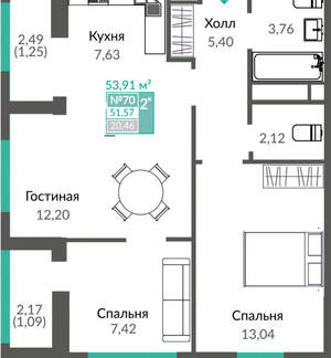 Фото квартиры на продажу (1)