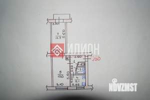 2-к квартира, вторичка, 45м2, 4/5 этаж