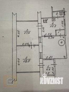 3-к квартира, вторичка, 67м2, 1/1 этаж