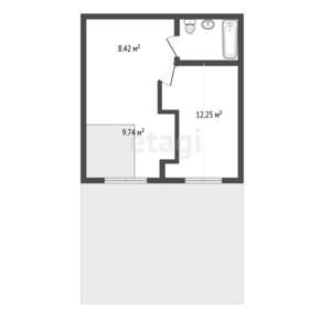 2-к квартира, вторичка, 71м2, 1/9 этаж