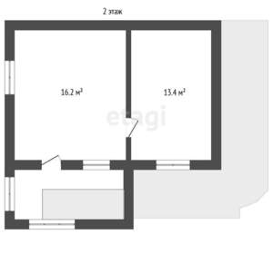 4-к квартира, вторичка, 88м2, 2/2 этаж