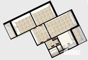 3-к квартира, вторичка, 72м2, 6/10 этаж