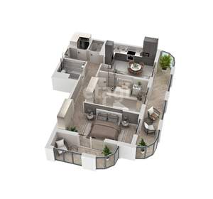 2-к квартира, вторичка, 72м2, 11/17 этаж