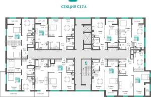 2-к квартира, вторичка, 59м2, 7/16 этаж