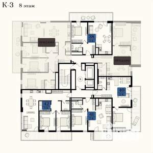 2-к квартира, вторичка, 60м2, 8/12 этаж