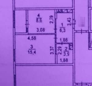 1-к квартира, вторичка, 39м2, 7/11 этаж
