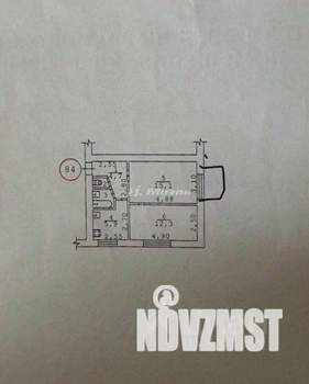 2-к квартира, вторичка, 41м2, 1/5 этаж