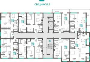 2-к квартира, вторичка, 59м2, 5/16 этаж