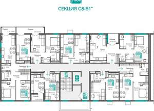 1-к квартира, вторичка, 45м2, 2/9 этаж