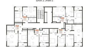 1-к квартира, вторичка, 50м2, 5/8 этаж
