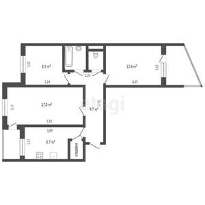 3-к квартира, вторичка, 65м2, 7/10 этаж