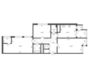 3-к квартира, вторичка, 103м2, 9/9 этаж