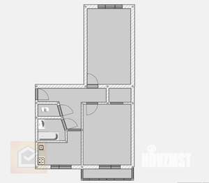 2-к квартира, вторичка, 50м2, 4/5 этаж