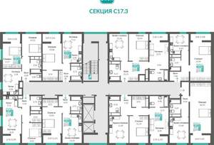 1-к квартира, вторичка, 50м2, 2/16 этаж