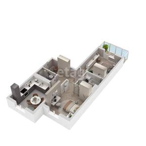 2-к квартира, вторичка, 60м2, 2/9 этаж