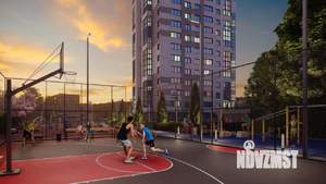 1-к квартира, строящийся дом, 45м2, 15/16 этаж