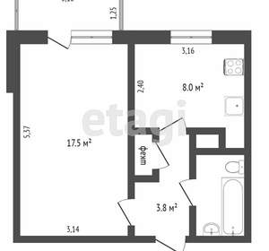 1-к квартира, вторичка, 36м2, 4/9 этаж