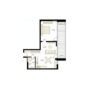 2-к квартира, вторичка, 62м2, 9/12 этаж