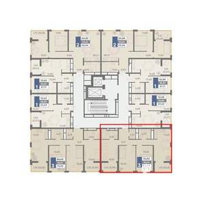 3-к квартира, вторичка, 80м2, 14/16 этаж