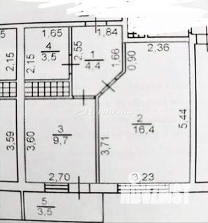 1-к квартира, вторичка, 34м2, 2/11 этаж