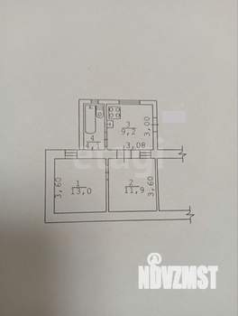 2-к квартира, вторичка, 40м2, 1/1 этаж