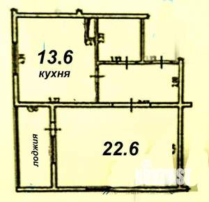 1-к квартира, вторичка, 53м2, 5/10 этаж