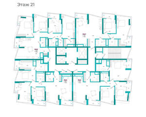 3-к квартира, вторичка, 105м2, 21/24 этаж