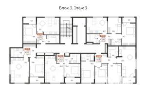 3-к квартира, вторичка, 77м2, 3/8 этаж