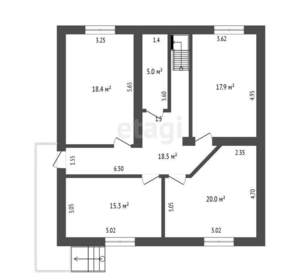 7-к квартира, вторичка, 197м2, 2/1 этаж