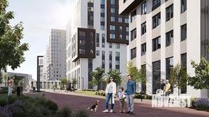 2-к квартира, строящийся дом, 58м2, 7/10 этаж