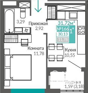 Фото квартиры на продажу (1)