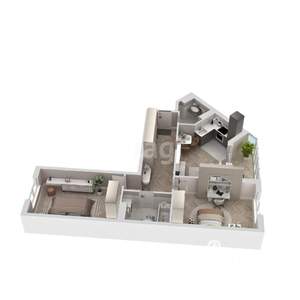 2-к квартира, вторичка, 66м2, 8/11 этаж