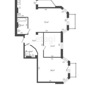 3-к квартира, вторичка, 85м2, 6/10 этаж