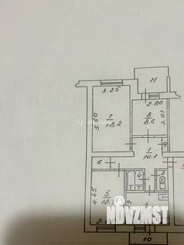 3-к квартира, вторичка, 68м2, 4/5 этаж