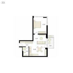 2-к квартира, вторичка, 56м2, 7/12 этаж