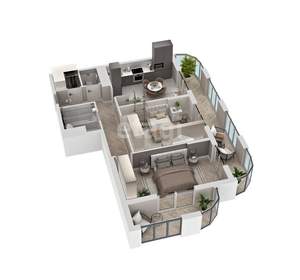 2-к квартира, вторичка, 72м2, 11/17 этаж