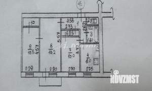 3-к квартира, вторичка, 58м2, 4/5 этаж
