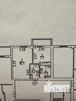 1-к квартира, вторичка, 33м2, 6/9 этаж