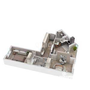 2-к квартира, вторичка, 66м2, 8/11 этаж