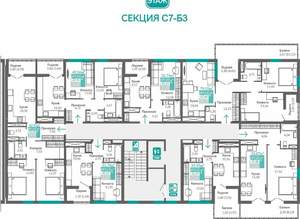 1-к квартира, вторичка, 30м2, 9/9 этаж